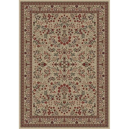 CONCORD GLOBAL 7 ft. 10 in. x 11 ft. 2 in. Persian Classics Isfahan - Red 20307